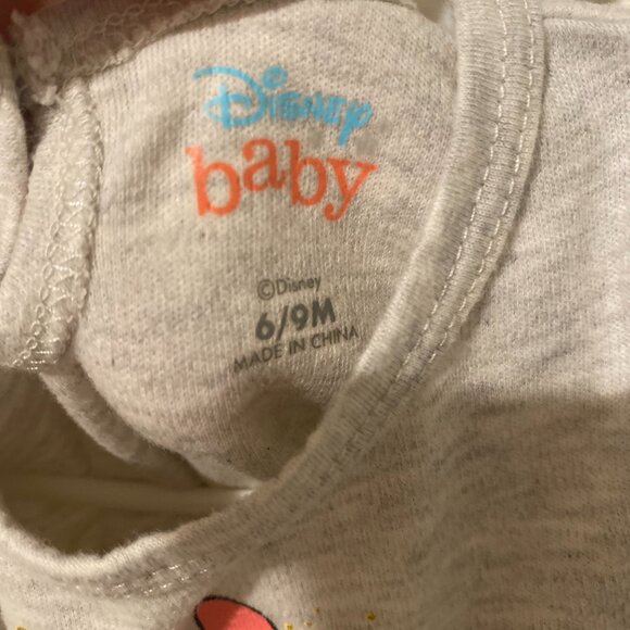 Baby Disney Minnie Mouse Gray & Gold Sparkle Dress – 6–9 Months (NWOT Condition) - Picture 4 of 4